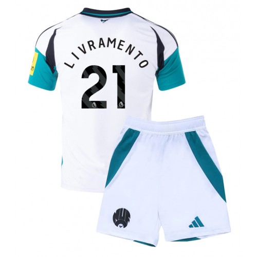 Fotballdrakt Barn Newcastle United Tino Livramento #21 Tredjedraktsett 2024-25 Kortermet (+ Korte bukser)